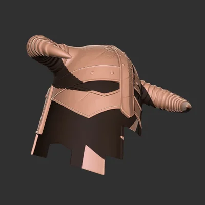 Mô hình 3D mũ chiến binh Dovahkiin (Skyrim) dành cho fan ga… 5