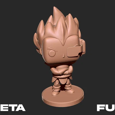 Mô hình 3D Vegeta phong cách Funko Pop độc đáo