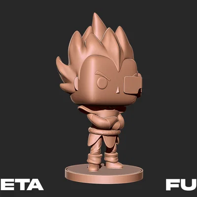 Mô hình 3D Vegeta phong cách Funko Pop độc đáo