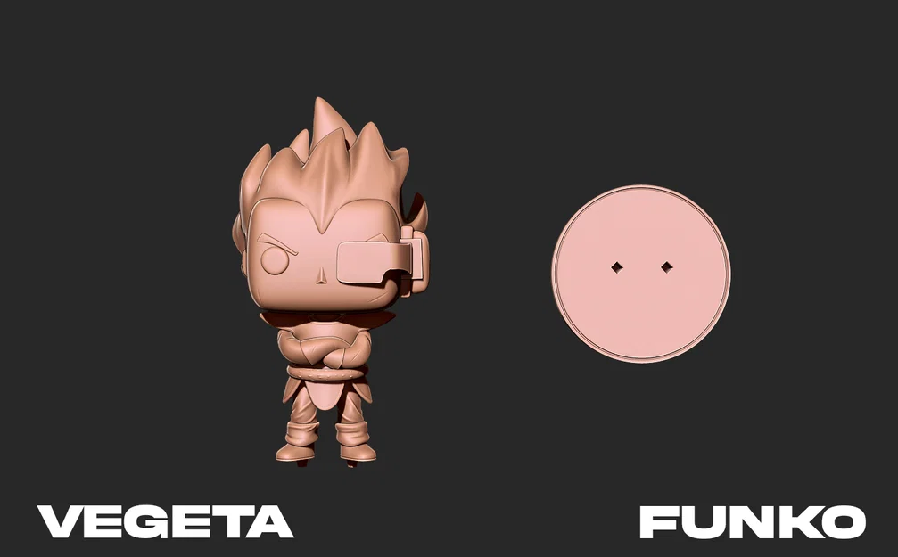 Mô hình 3D Vegeta phong cách Funko Pop độc đáo - Image 5