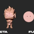 Mô hình 3D Vegeta phong cách Funko Pop độc đáo - Thumbnail 5