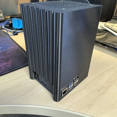 Case Radxa SATA HAT kèm quạt 80mm