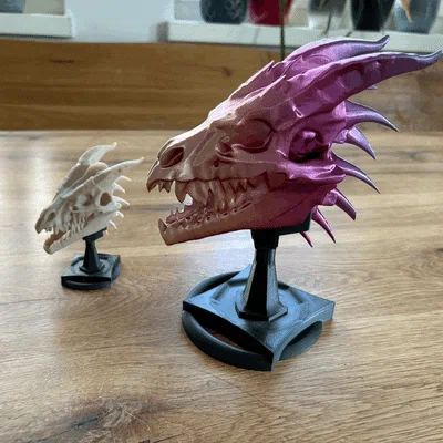 Sọ Rồng kèm Stand (Dragon-Skull with Stand) – NEW Stand added