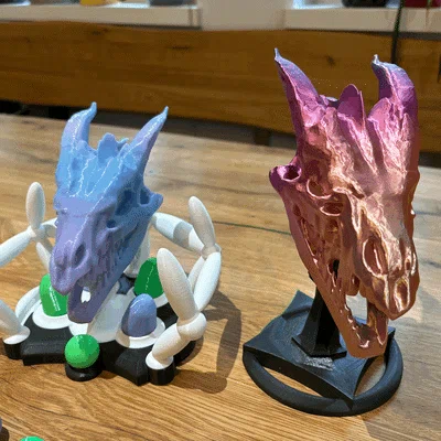 Sọ Rồng kèm Stand (Dragon-Skull with Stand) – NEW Stand added