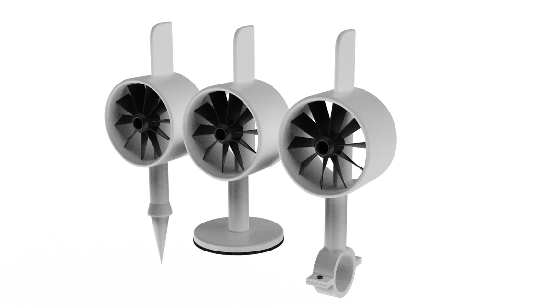 Mô hình chong chóng gió lấy cảm hứng từ động cơ phản lực 3D - Image 9