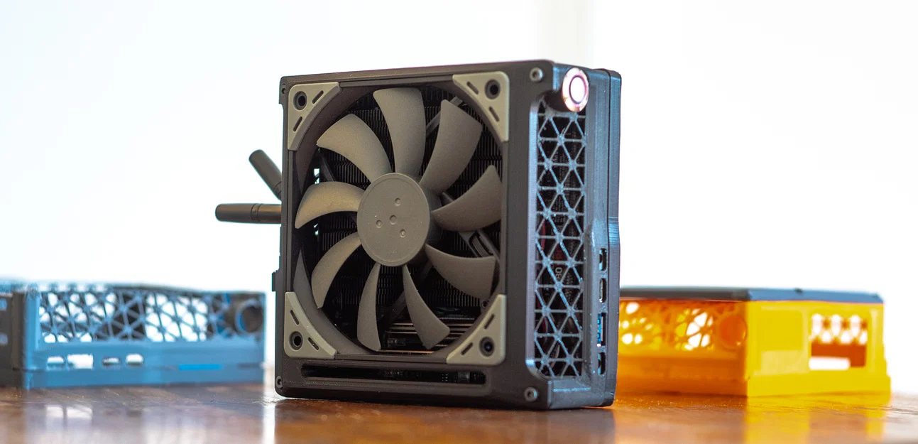 Mẫu vỏ thùng máy tính PC siêu nhỏ gọn in 3D (PC Case) - Image 1