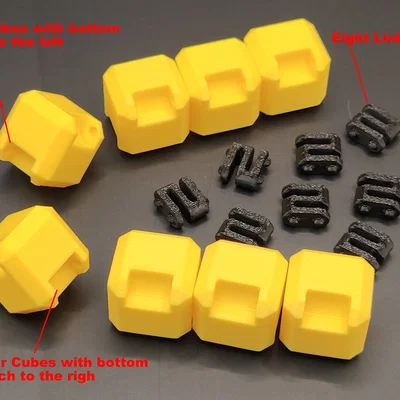 Infinity Cube thiết kế khác lạ (giảm kẹt pivot, Pivot Links tách rời)