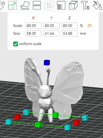Mô hình 3D Butterfree phong cách Low Poly độc đáo cho fan Pokemon - Image 5
