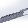 Nắp dust cover AK-47 Airsoft kiểu dog leg có rail (kèm các phần rời) - Thumbnail 1