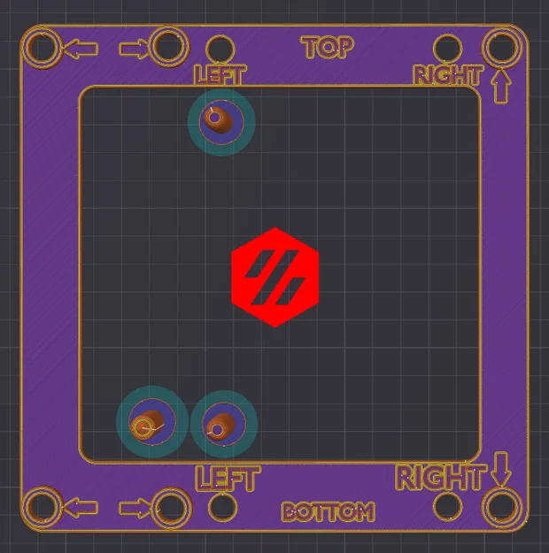 SV08 Bed Bolt Template – Mẫu canh vị trí ốc bed - Image 1