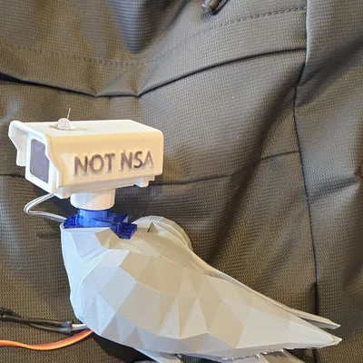 Mô hình chim giám sát ESP32 - Dự án DIY độc đáo Birds Are Not Real