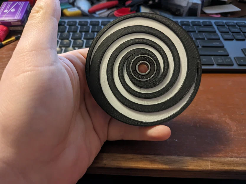 Fidget Spinner Xoắn Ốc (Spiral Fidget Spinner) - Image 1