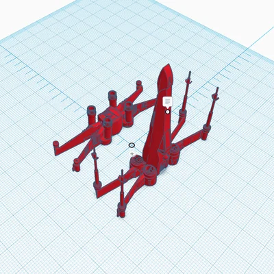 Mô hình phi thuyền Star Wars X-Wing chi tiết cho fan in 3D