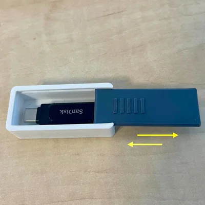 Hộp đựng USB in 3D cho SanDisk Ultra Go nhỏ gọn và tiện lợi