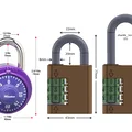 Ổ khóa số (Combination Padlock) - Thumbnail 5