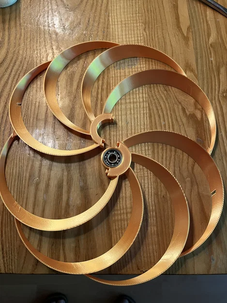 Cối xay gió 2 cánh Mandala-Effect: bánh 2 mảnh, spinner & thân mới - Image 5