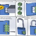 Combination Padlock v2 (Ổ khóa số) - Bản in 3D hoạt động - Thumbnail 4