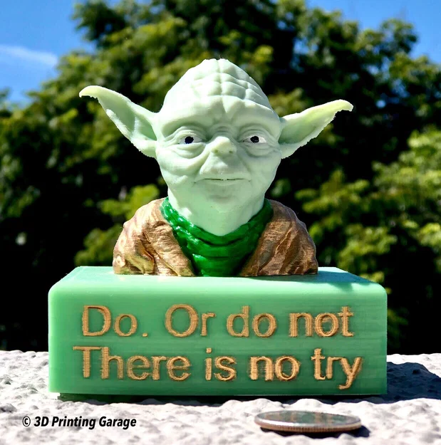 Đế Trưng Bày Tượng Master Yoda - Phụ Kiện In 3D Star Wars Độc Đáo - Image 1