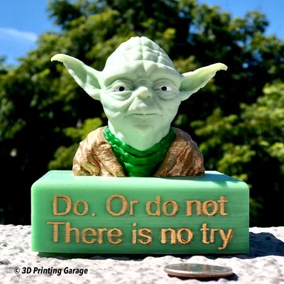 Đế Trưng Bày Tượng Master Yoda - Phụ Kiện In 3D Star Wars Độc Đáo