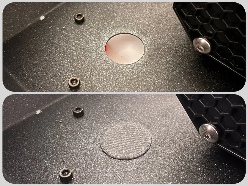Nút bịt lỗ tấm đáy cho Prusa MINI Enclosure (Prusa mini enclosure plugs) - Image 1
