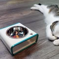 Kệ nâng tô ăn cho mèo & chó, Cat & Dog Food Bowl Raiser Stand (STL/3MF/OBJ) - Thumbnail 6