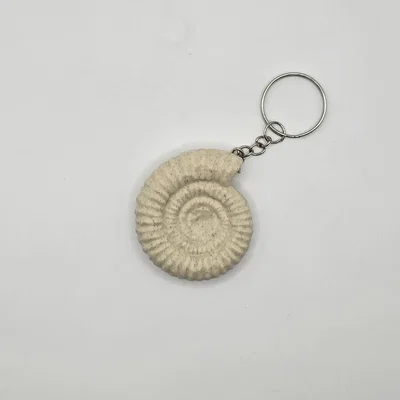Móc khóa hình hóa thạch Ammonite độc đáo in 3D
