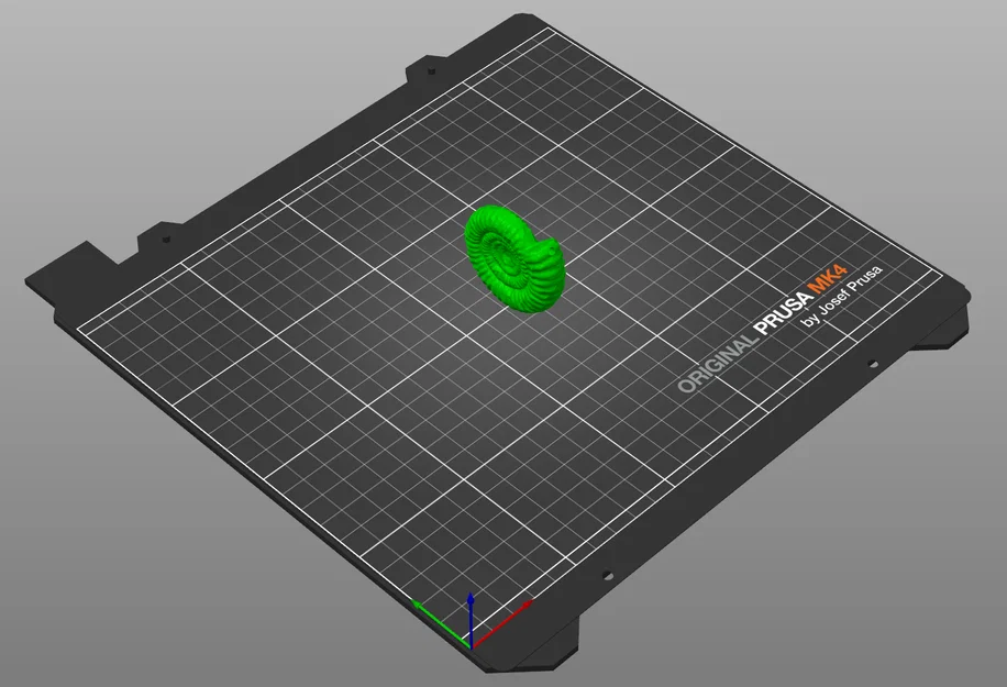 Móc khóa hình hóa thạch Ammonite độc đáo in 3D - Image 2