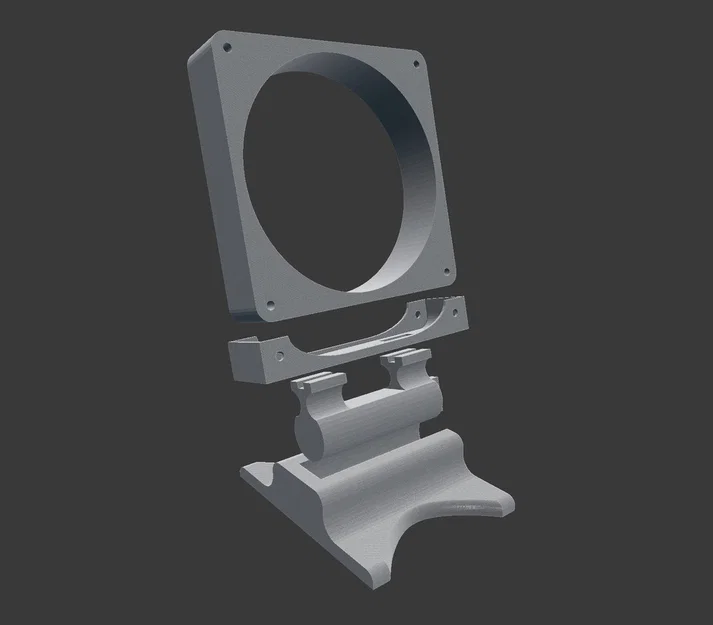 Giá đỡ quạt PC 120mm đơn giản (Dumb 120mm PC Fan Holder) - Image 1