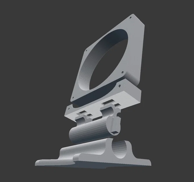 Giá đỡ quạt PC 120mm đơn giản (Dumb 120mm PC Fan Holder) - Image 2