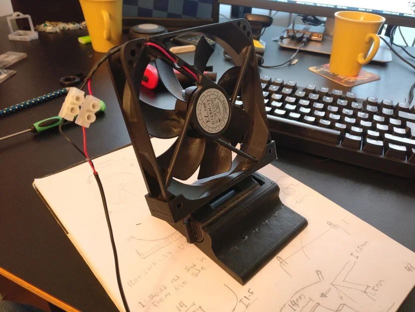 Giá đỡ quạt PC 120mm đơn giản (Dumb 120mm PC Fan Holder) - Image 4