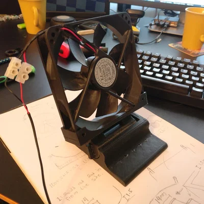Giá đỡ quạt PC 120mm đơn giản (Dumb 120mm PC Fan Holder)