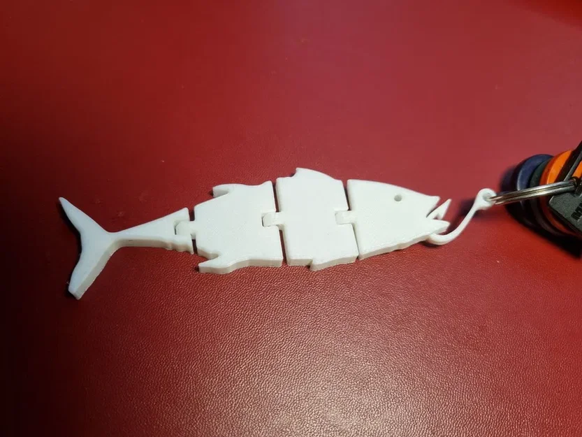 Móc khóa cá ngừ Flexi có móc (Flexi tuna with hook) - Image 2