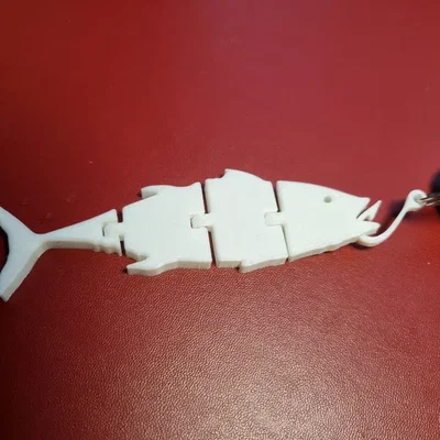 Móc khóa cá ngừ Flexi có móc (Flexi tuna with hook)