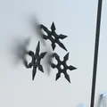 Nam châm tủ lạnh Ninja Shuriken (Shuriken Ninja Fridge Magnet) - Thumbnail 1