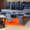 Đế trưng bày Sig Sauer P320-FLUX-LEGION kèm chỗ để 4 băng đạn - Thumbnail 1