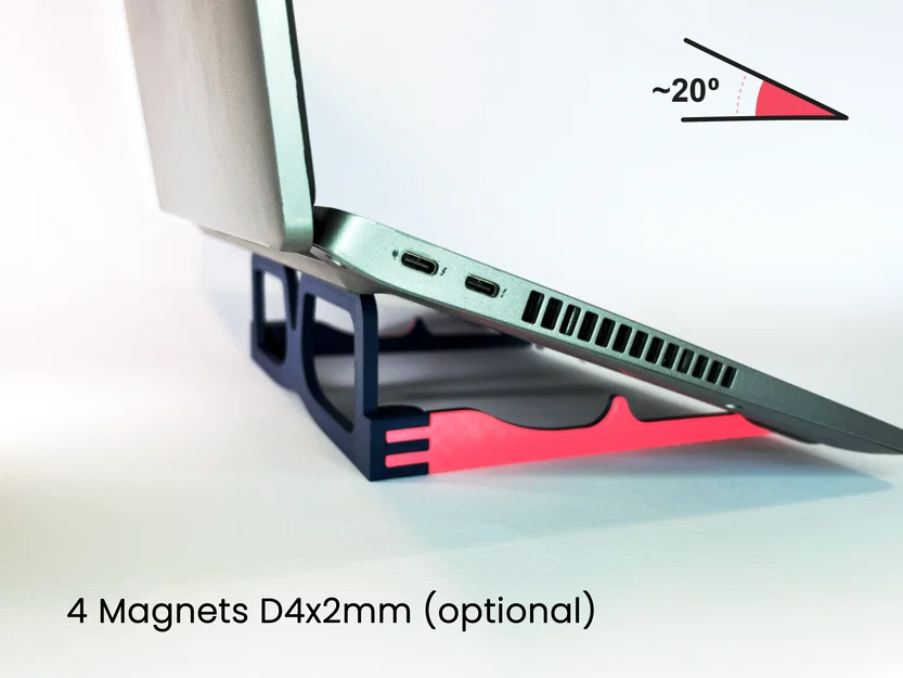 Giá đỡ laptop gập gọn (+ phiên bản nam châm) - Image 1