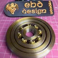 Gyroscopic Fidget Spinner (Con quay hồi chuyển) dễ in 3D - Thumbnail 3