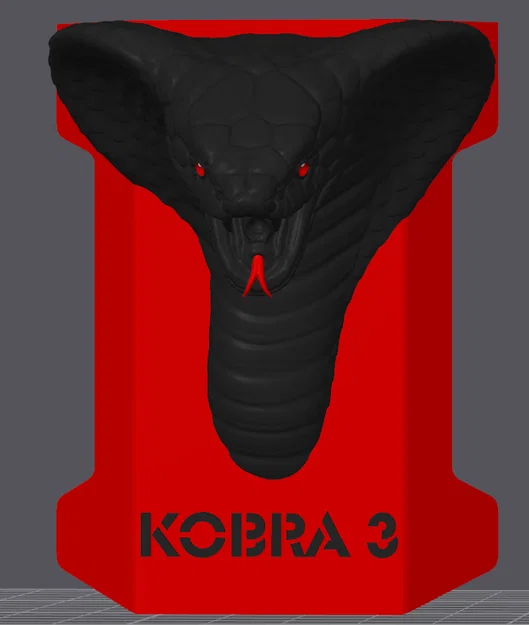 Nắp đậy đầu in Kobra 3 hình đầu rắn trang trí cá tính - Image 2