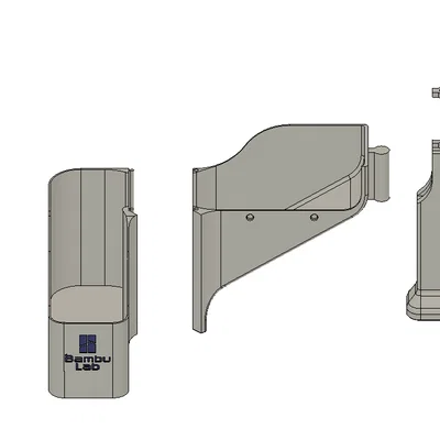 Thùng Poop Bin cho Bambu Lab P1S/P1