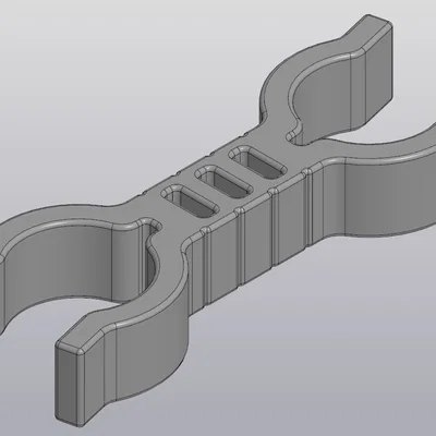 Kẹp cố định gậy trượt tuyết, gậy đi bộ (Ski Poles Clip)