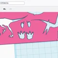 Bộ khuôn vẽ khủng long (Dinosaur Stencil) sáng tạo cho bé - Thumbnail 2