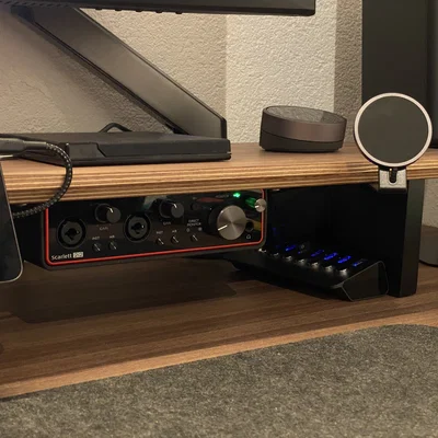 Ngàm gắn Focusrite Scarlett 2i2 cho hệ thống kệ Balolo