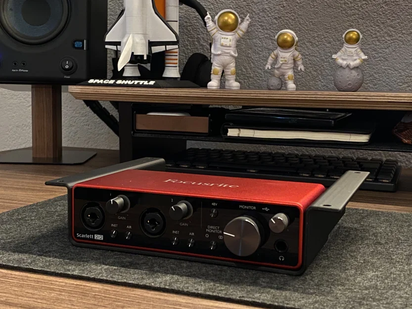 Ngàm gắn Focusrite Scarlett 2i2 cho hệ thống kệ Balolo - Image 3