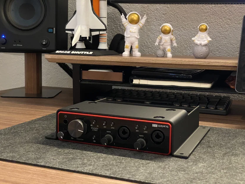 Ngàm gắn Focusrite Scarlett 2i2 cho hệ thống kệ Balolo - Image 4