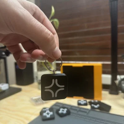 Broke Tag - Vỏ bọc NFC Tag có lỗ móc khóa và lỗ nam châm