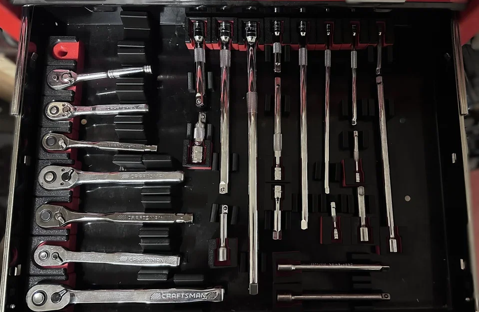 Bộ sắp xếp thanh nối Socket Wrench Extension Organizer - Image 3
