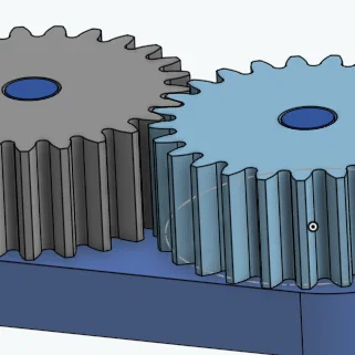 Mô hình Fidget Gear - Đồ chơi bánh răng xoay tay cực thú vị