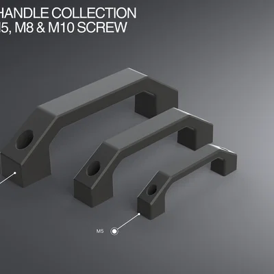 Bộ sưu tập tay nắm (Pull Handle) đa năng cho vít M5, M8, M10