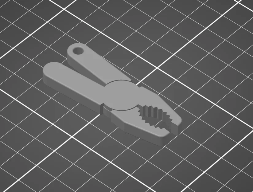 Mô hình kìm cầm tay 3D nhỏ gọn - File in STL cho người mới bắt đầu - Image 1