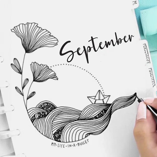 Bullet Journal Days and Months - Czech & English (Template) - Image 1